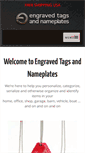 Mobile Screenshot of engravedtagsandnameplates.com